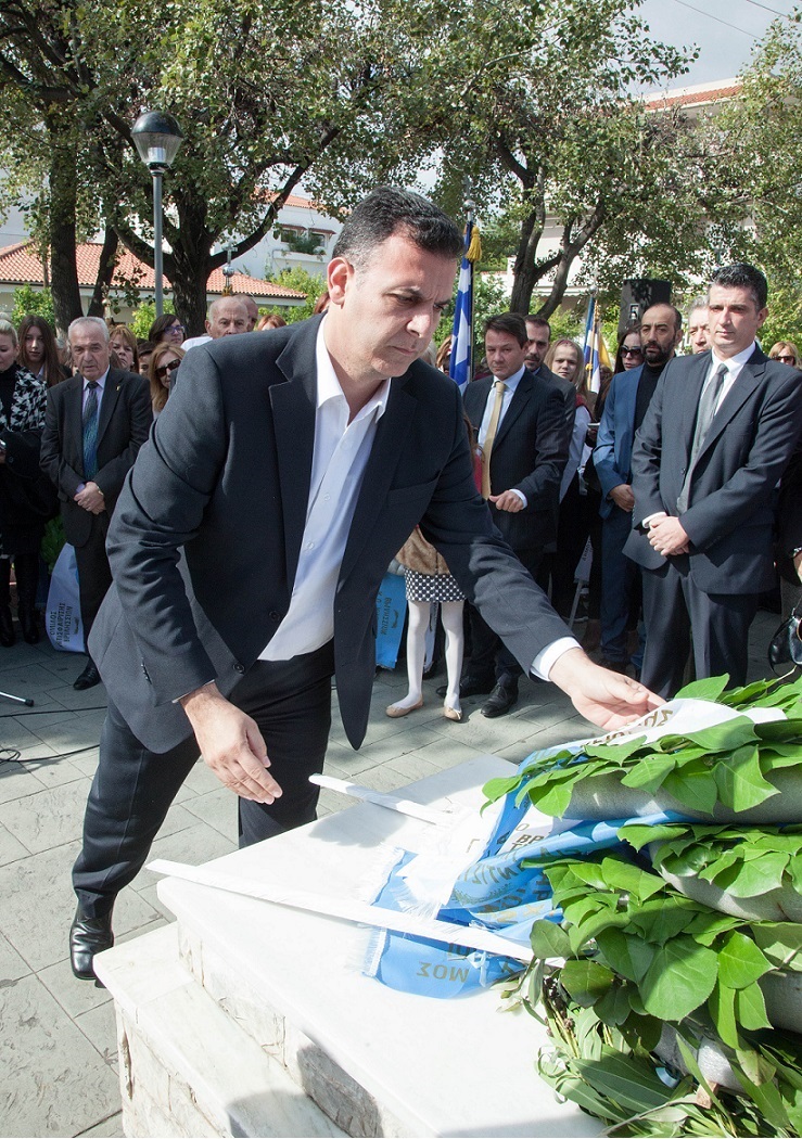 κατάθεση στεφάνου Βριλήσσια