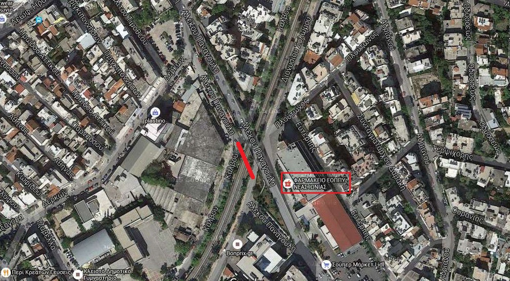 Ν ΙΩΝΙΑ ΠΕΖΟΓΕΦΥΡΑ ΠΑΝΑΓΟΥΛΗ ΧΑΡΤΗΣ ΖΟΟΜ ME ΠΛΑΙΣΙΟ