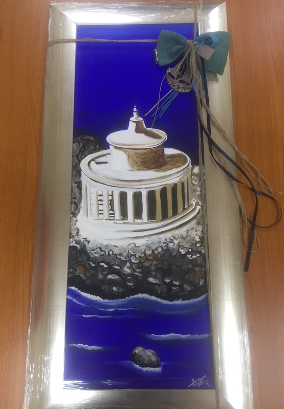 Πίνακας που αποτυπώνει τον Φάρο Αργοστολίου