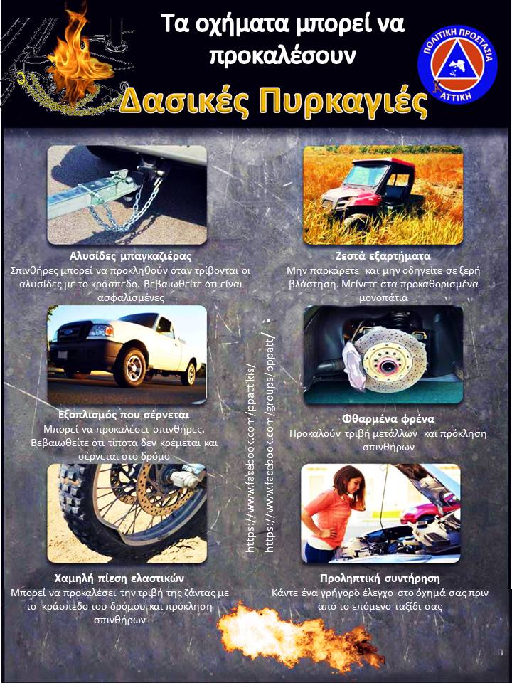 Δασικές Πυρκαγιές - Οχήματα