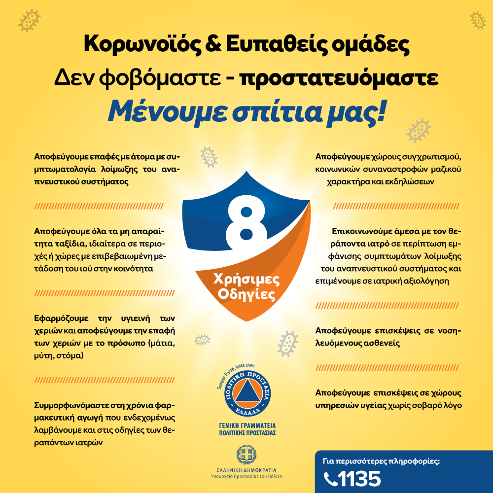 Κορωνοϊός και ευπαθείς ομάδες-ΓΓΠΠ