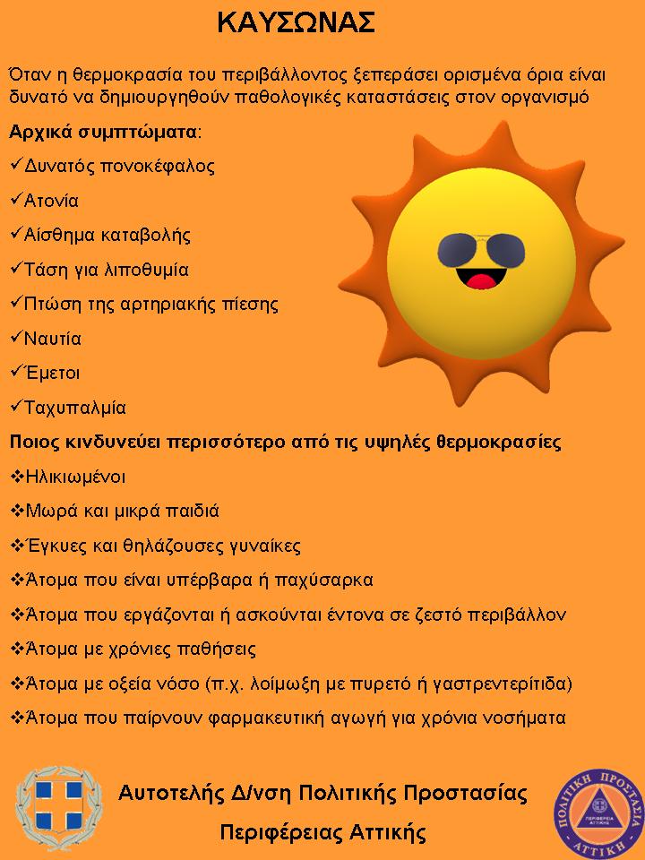 Οδηγίες Προστασίας Κάυσωνας 1