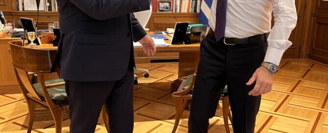 Τα ζητήματα της Αττικής στο επίκεντρο της συνάντησης του Πρωθυπουργού Κ. Μητσοτάκη με τον Περιφερειάρχη Αττικής Γ. Πατούλη