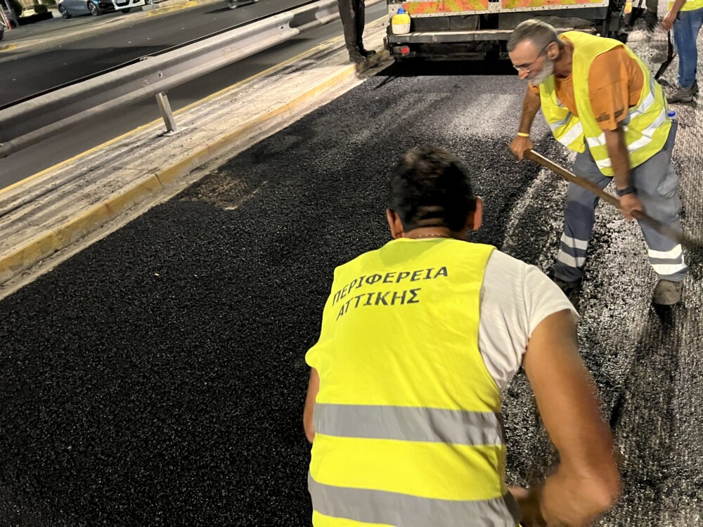 Συνεχίζεται η αποκατάσταση παράπλευρων οδικών δικτύων των Εθνικών Οδών και της Αθηνών – Σουνίου από συνεργεία της Περιφέρειας Αττικής IMG_3006-1-1000x750